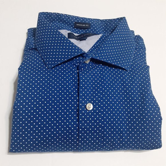 Tommy Hilfiger Regular Fit Men's Long Sleeve Button Down Shirt in Size 17 34/35 - Picture 1 of 4